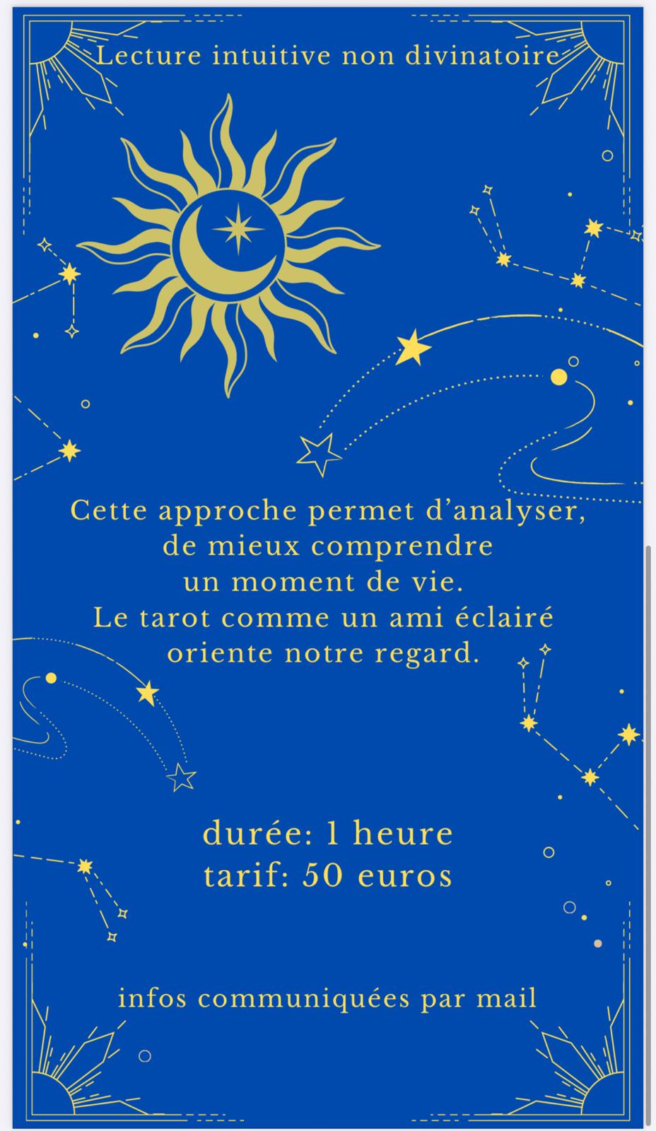 Lecture intuitive du tarot